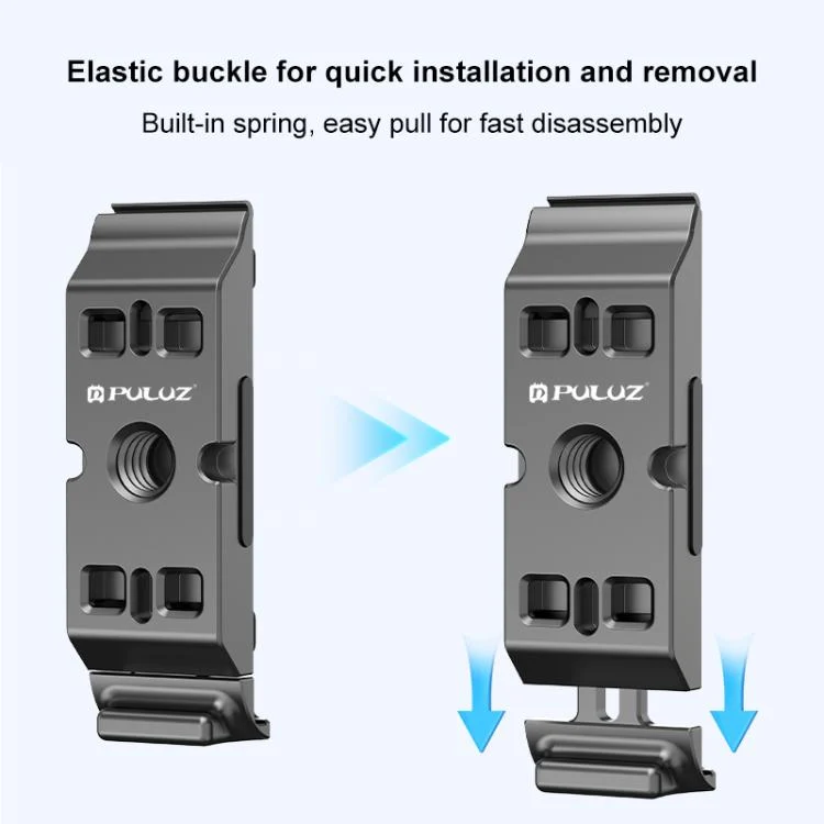 PU738B_5.webp PULUZ ACE / AC Aluminum Alloy Battery Side Interface Cover for Insta360 Ace Pro 2 - Image 6