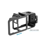 For DJI Osmo Action 5 Pro PULUZ Metal Cage Expansion Adapter Frame with Cold Shoe - Image 7
