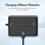 For DJI Mic Mini PULUZ Charging Case Silicone Scratch-proof Protective Cover - Image 5