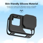 For Insta360 Ace Pro 2 PULUZ Body Silicone Protective Case with Lens Cap & Strap - Image 3