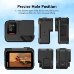 For Insta360 Ace Pro 2 PULUZ Body Silicone Protective Case with Lens Cap & Strap - Image 5