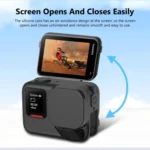 For Insta360 Ace Pro 2 PULUZ Body Silicone Protective Case with Lens Cap & Strap - Image 8