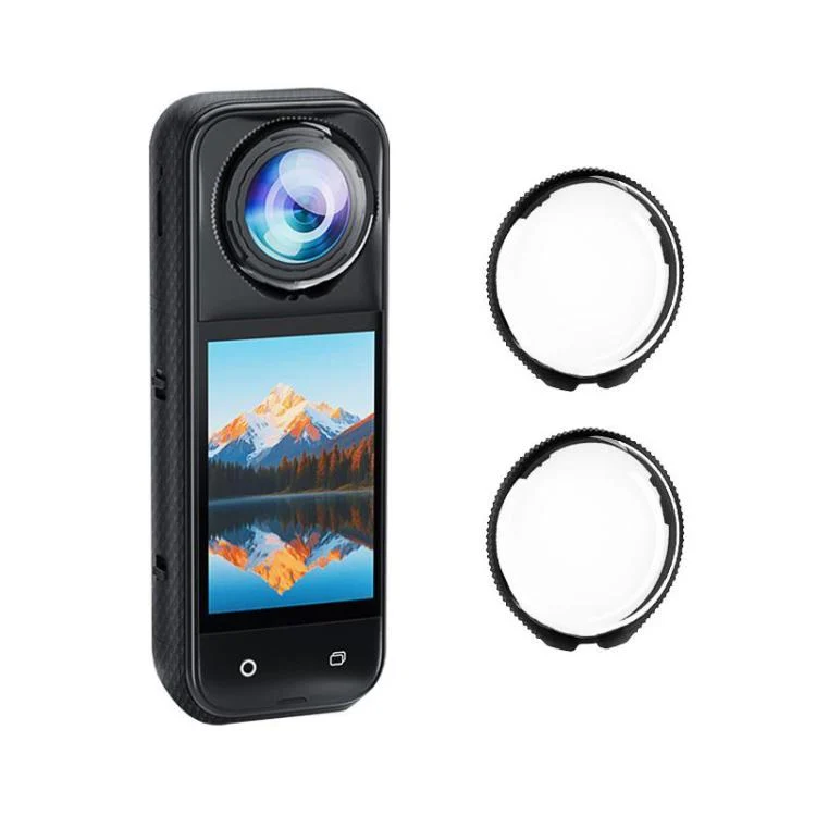 PU749T.webp For Insta360 X5 PULUZ Rotating Optical Tempered Glass Lens Guard Protective Cover - Image 1