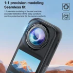 For Insta360 X5 PULUZ Rotating Optical Tempered Glass Lens Guard Protective Cover - Image 4