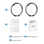 For Insta360 X5 PULUZ Rotating Optical Tempered Glass Lens Guard Protective Cover - Image 10