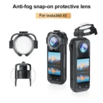 For Insta360 X5 PULUZ Snap-on Optical Tempered Glass Lens Guard Protective Cover - Image 2