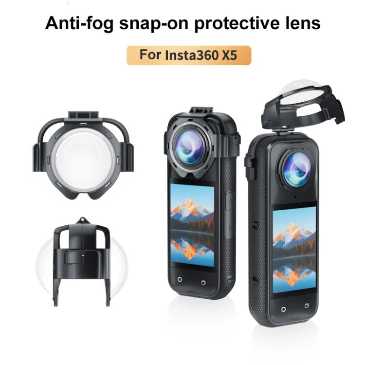 PU750T_1.webp For Insta360 X5 PULUZ Snap-on Optical Tempered Glass Lens Guard Protective Cover - Image 2