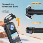 For Insta360 X5 PULUZ Snap-on Optical Tempered Glass Lens Guard Protective Cover - Image 5