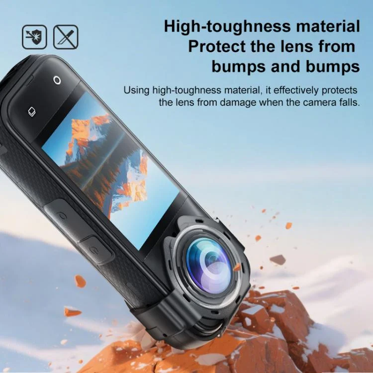 PU750T_6.webp For Insta360 X5 PULUZ Snap-on Optical Tempered Glass Lens Guard Protective Cover - Image 7