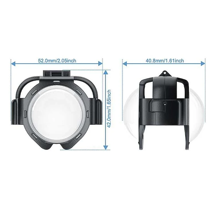 PU750T_8.webp For Insta360 X5 PULUZ Snap-on Optical Tempered Glass Lens Guard Protective Cover - Image 9