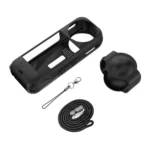 For Insta360 X5 PULUZ Silicone Protective Case with Lens Cover - Image 9