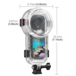 For Insta360 X5 PULUZ 60m Waterproof Sealed Diving Case - Image 3