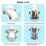 For Insta360 X5 PULUZ 60m Waterproof Sealed Diving Case - Image 7