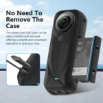 For Insta360 X5 PULUZ Silicone Protective Case with Lens Cover - Image 5