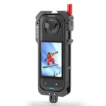 For Insta360 X5 PULUZ Metal Protective Cage Rig Housing Frame with Lens Cover - Image 2