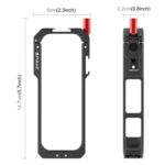 For Insta360 X5 PULUZ Metal Protective Cage Rig Housing Frame with Lens Cover - Image 3