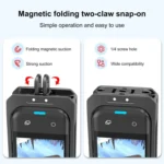 For Insta360 X5 PULUZ Metal Protective Cage Rig Housing Frame with Lens Cover - Image 7