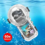 For Insta360 X5 PULUZ Quick Release 60m Waterproof Sealed Diving Case - Image 2