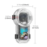 For Insta360 X5 PULUZ Quick Release 60m Waterproof Sealed Diving Case - Image 4