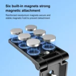 PULUZ Folding Magnetic Mount Base L Bracket For Insta360 X4 / X5 / DJI Pocket 3 - Image 4