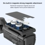 For DJI Osmo Pocket 3 PULUZ Folding Magnetic Mount Base Bracket - Image 3