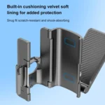 For DJI Osmo Pocket 3 PULUZ Folding Magnetic Mount Base Bracket - Image 7