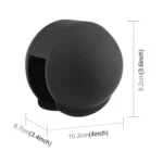 For Insta360 X5 PULUZ Invisible Dive Case Lens Guard Silicone Protective Lens Cap Cover - Image 4