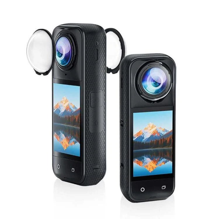 PU767T_1.webp For Insta360 X5 PULUZ Rotation PC Lens Guard  Protective Cover - Image 2