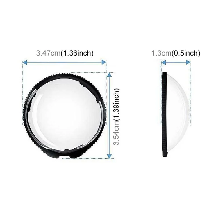 PU767T_2.webp For Insta360 X5 PULUZ Rotation PC Lens Guard  Protective Cover - Image 3