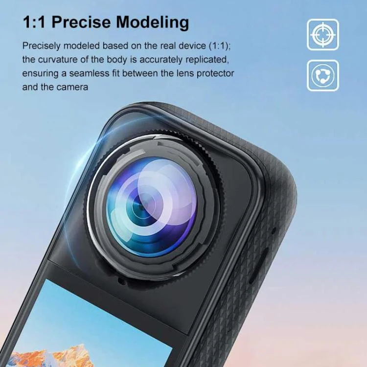 PU767T_3.webp For Insta360 X5 PULUZ Rotation PC Lens Guard  Protective Cover - Image 4