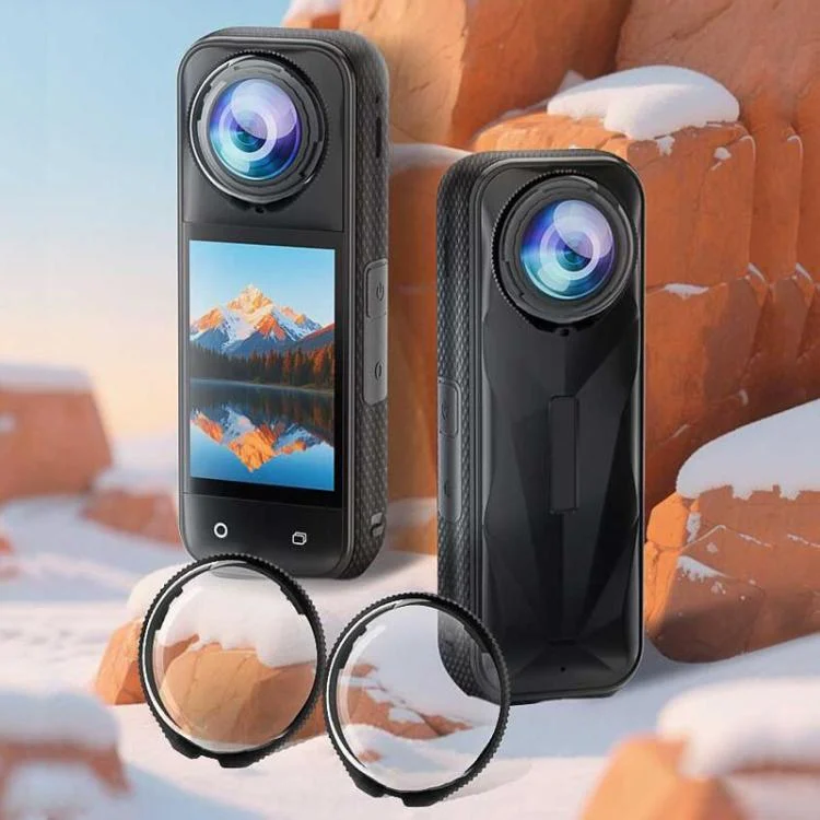 PU767T_7.webp For Insta360 X5 PULUZ Rotation PC Lens Guard  Protective Cover - Image 8