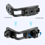 For DJI Osmo Action 5 Pro / 4 / 3 PULUZ Vertical Horizontal Shooting Quick Release Metal Magnetic L Bracket - Image 5