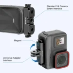 For Insta360 X5 / Ace Pro / Pro 2 PULUZ Aviation Aluminum Quick Release Base Adapter Bracket - Image 5
