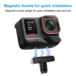 For Insta360 X5 / Ace / Ace Pro PULUZ Magnetic Quick Release Base Mount - Image 6