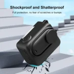 For Insta360 GO 3S PULUZ Camera Charging Box Silicone Cover with Lens Cap & Strap - Image 7
