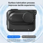 For Insta360 GO 3S PULUZ Camera Charging Box Silicone Cover with Lens Cap & Strap - Image 8