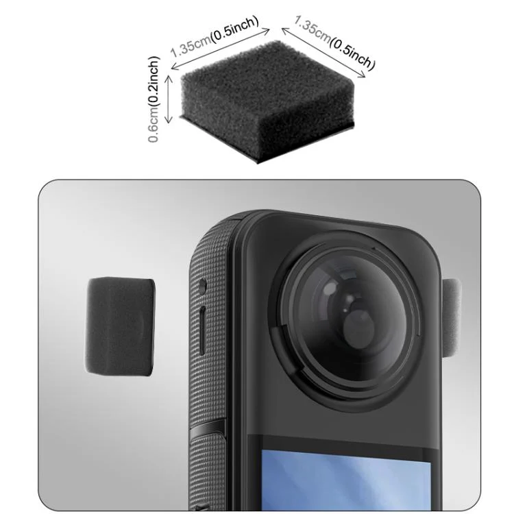 PU775B_2.webp For Insta360 X5 / X4 / X3 PULUZ 6pcs Noise Reduction Windshield Foam Gasket - Image 3