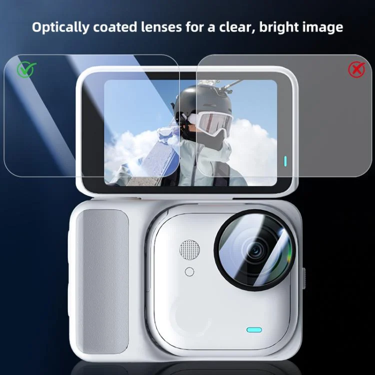 PU784T_6.webp For Insta360 GO Ultra PULUZ 2 in 1 Screen + Lens Tempered Glass Film - Image 7