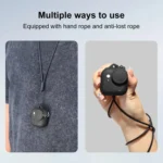 For Insta360 GO Ultra PULUZ Body Silicone Protective Cover with Lens Cap & Lanyards - Image 7