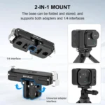 For Insta360 GO Ultra PULUZ Magnetic Aluminum Alloy Quick Release Base Mount - Image 4