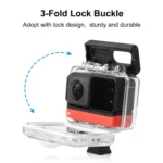 For Insta360 One RS 360 Edition PULUZ 30m Underwater Depth Diving Case Waterproof Housing - Image 4