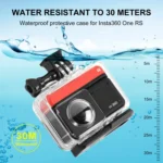 For Insta360 One RS 360 Edition PULUZ 30m Underwater Depth Diving Case Waterproof Housing - Image 5