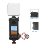 For Insta360 X3 PULUZ Metal Protective Cage Rig Housing Frame with Expand Cold Shoe Base & Tripod Adapter - Image 6