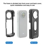 For Insta360 X3 PULUZ Metal Protective Cage Rig Housing Frame with Lens Protector - Image 5