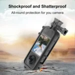 For Insta360 X3 PULUZ Cold Shoe PC Plastic Protective Frame with Adapter Mount & Screw - Image 5