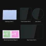 For DJI Osmo Action 3  PULUZ 3-in-1 Lens Front and Back Screen Tempered Glass Explosion-proof Film - Image 9