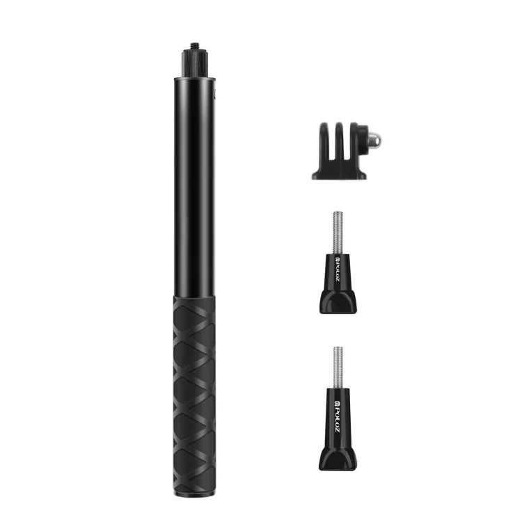 PU815_7.webp PULUZ 110cm Metal Selfie Stick Monopod with Invisible Adapter Base & Screw for Insta360 One RS / X2 / X3 / X4 / DJI Osmo 360 - Image 8
