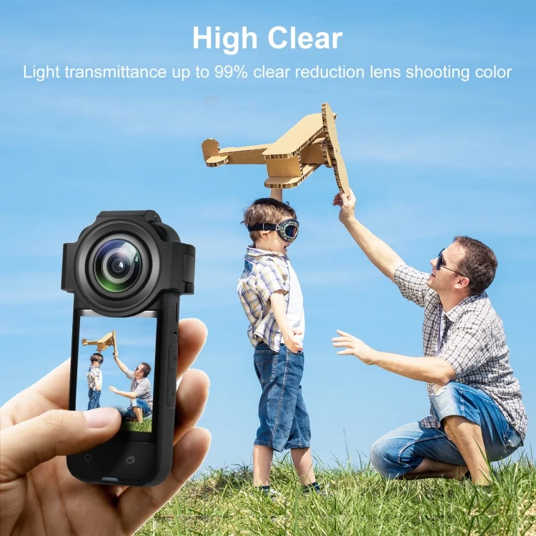 PU819_7.webp For Insta360 X3 PULUZ Upgrade Optical Glass Lens Guard Protective Cover - Image 8