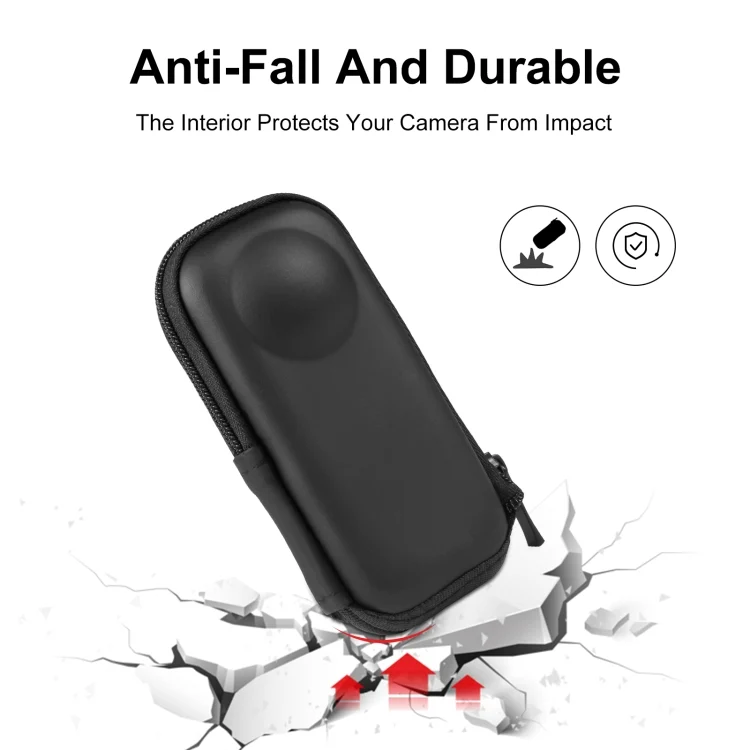 PU821B_2.webp For Insta360 X3 / ONE X2 PULUZ Camera Portable Case Box Storage Bag - Image 3