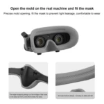 For DJI Avata Goggles 2 PULUZ Flying Eye Mask Silicone Protective Case - Image 4